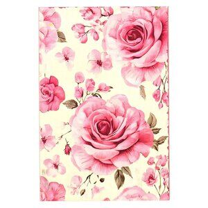 Pink Floral Art Postcard Design Unused Writing Side Valentine Holiday Mum Gift